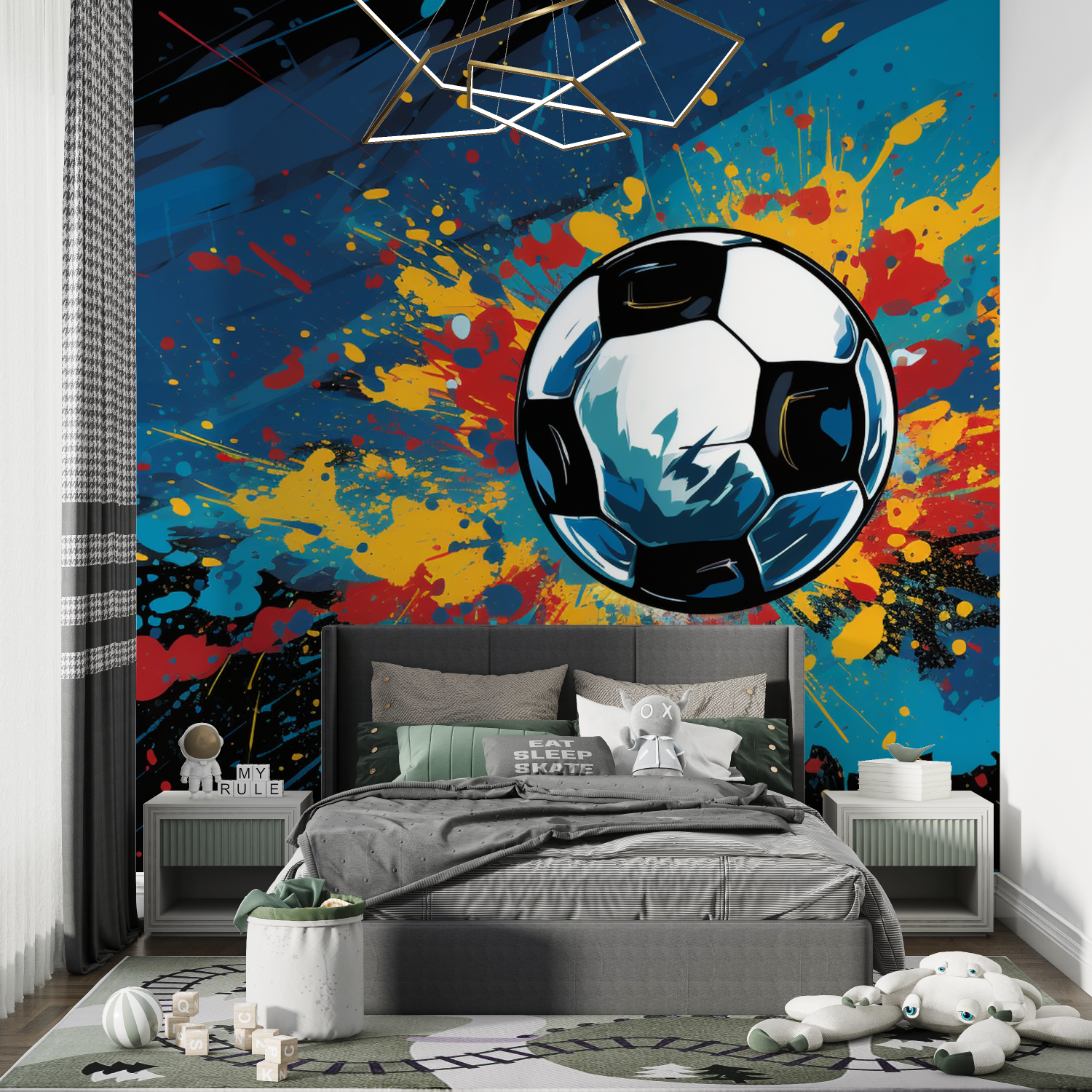 Vintage Football Wallpaper | Murals Wallpaper