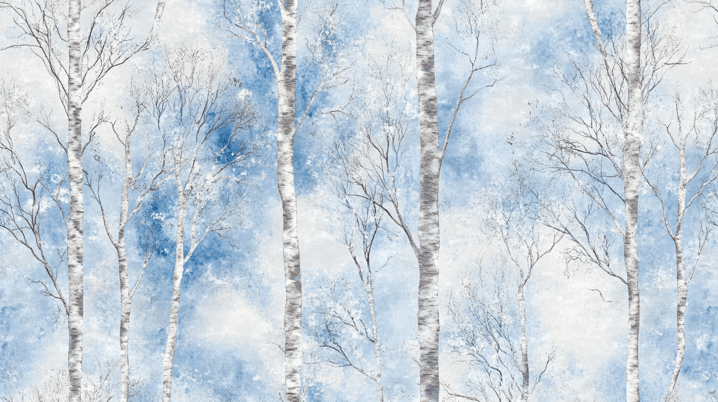 Snow Tree Wallpaper | Murals Wallpaper