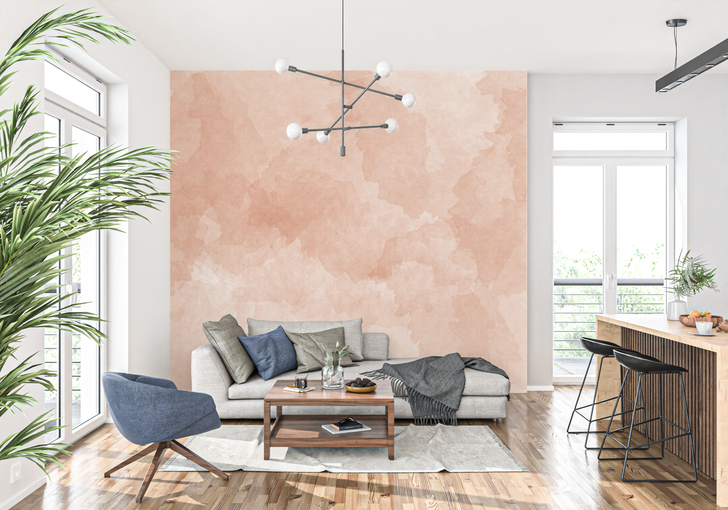 Terracotta Tone Wallpaper | Murals Wallpaper