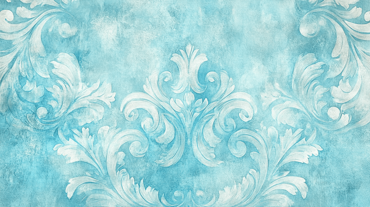 Vintage Turquoise Wallpaper | Murals Wallpaper