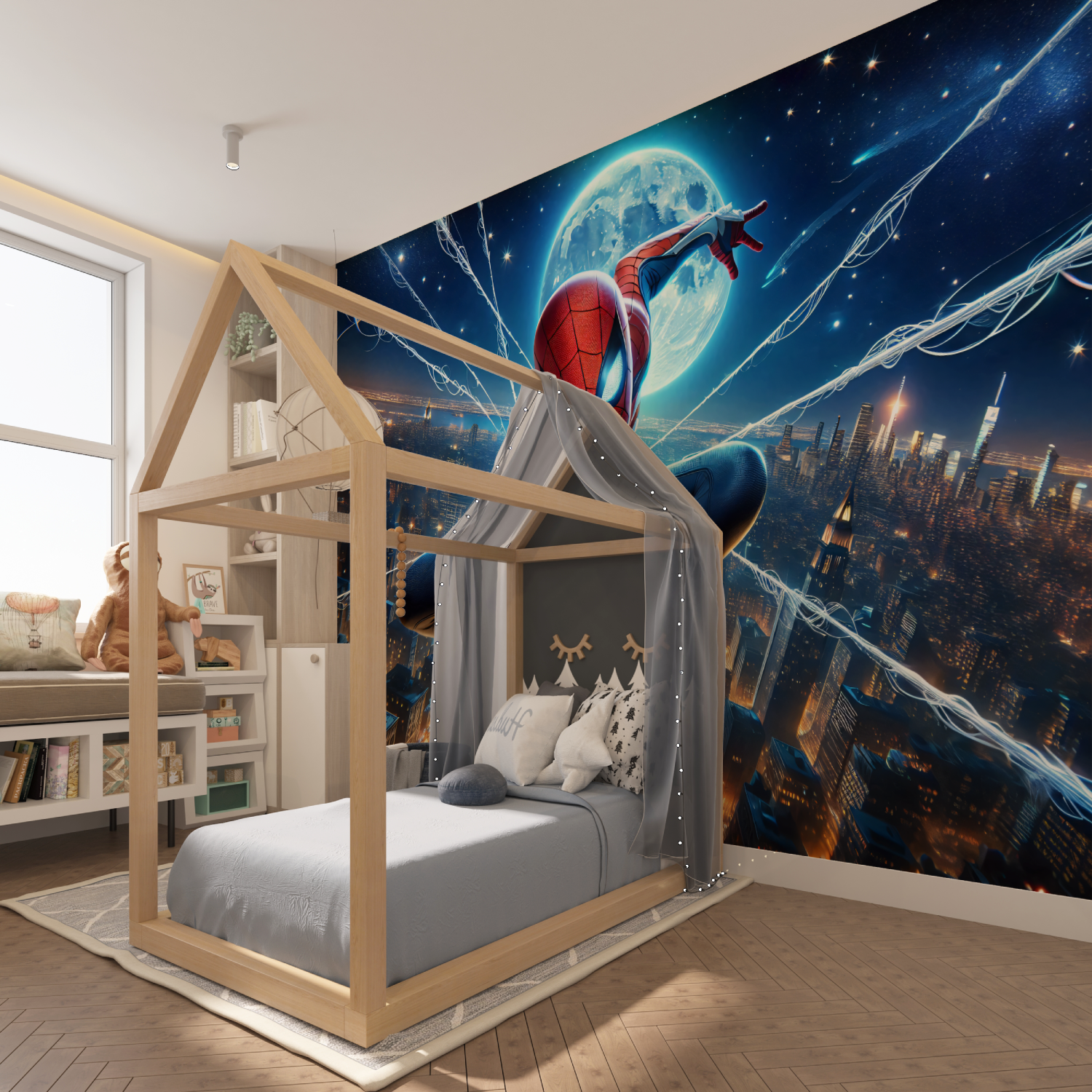 Spiderman Wallpaper for Boys' Room | Murals Wallpaper