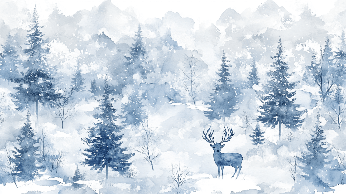 Winter Forest Wallpaper | Murals Wallpaper