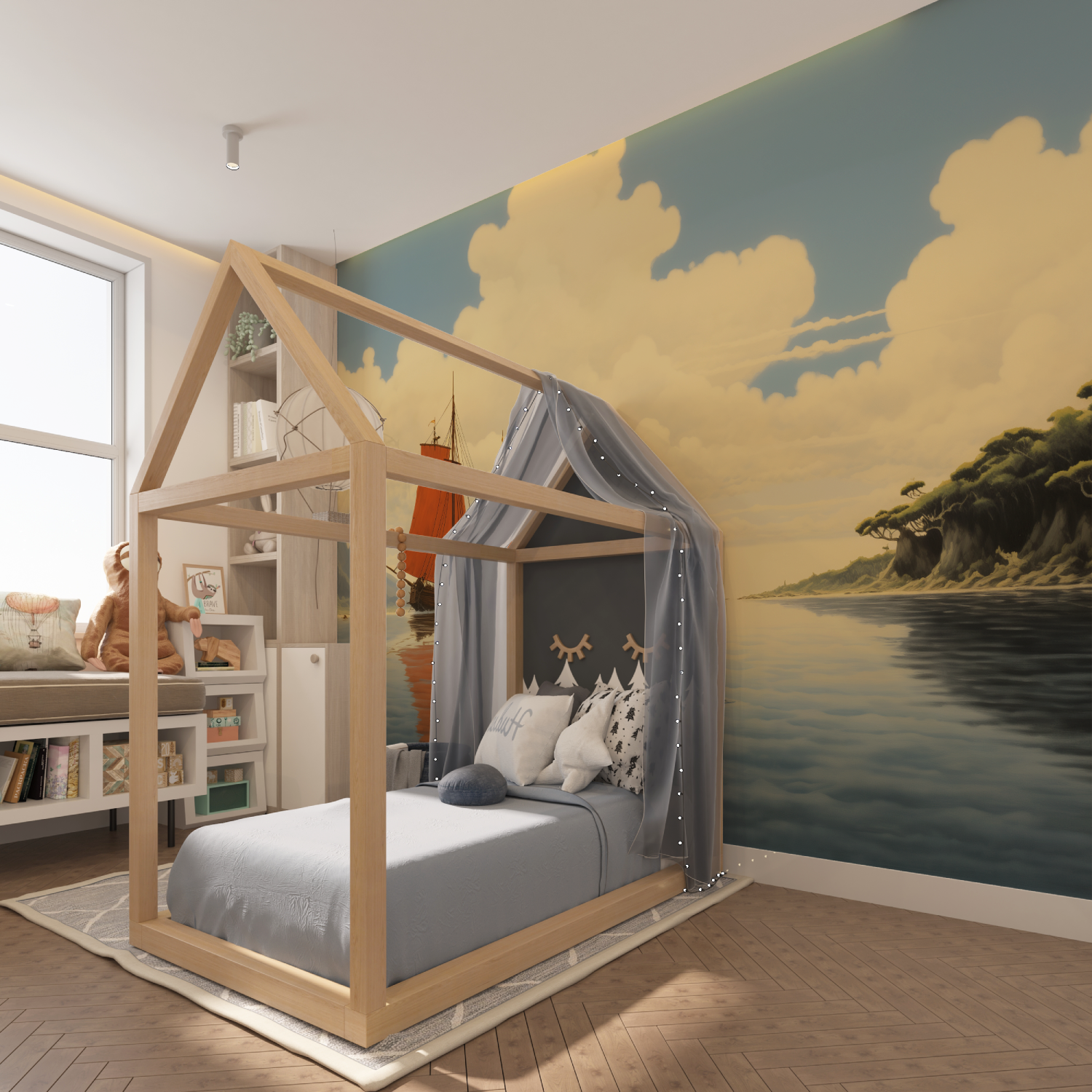 Nautical Adventure Teen Wallpaper | Murals Wallpaper