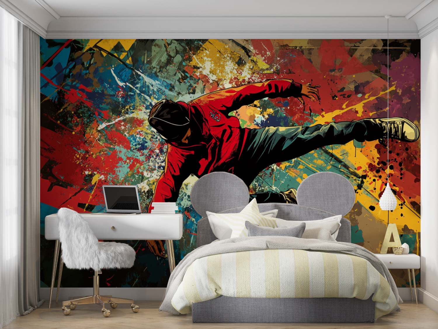 Hip Hop Explosion Graffiti Wallpaper | Murals Wallpaper