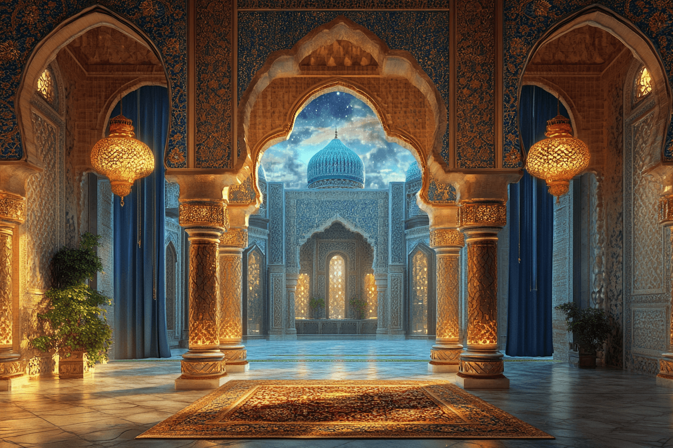 Classic Oriental Palace Wallpaper | Murals Wallpaper