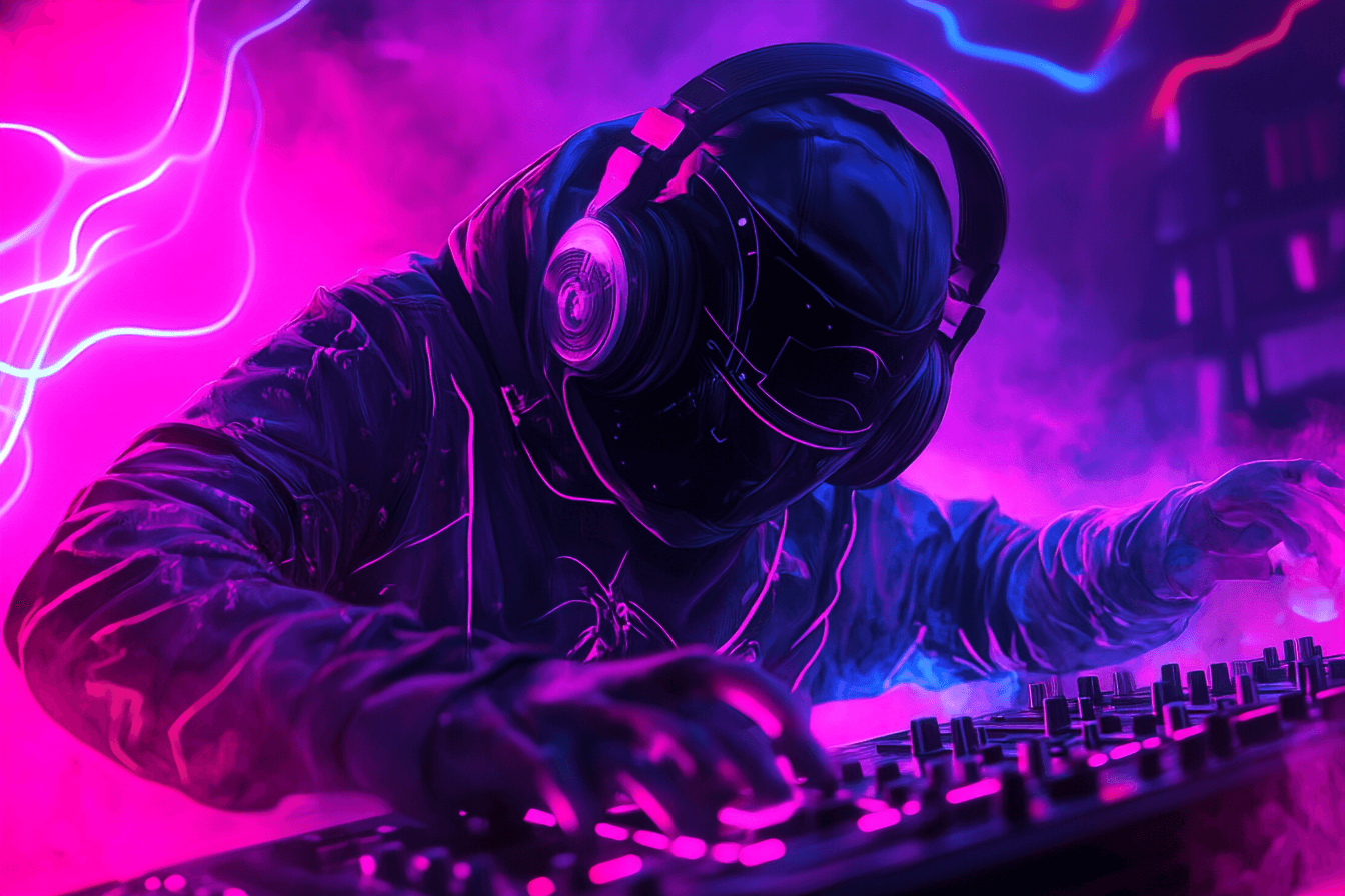 Nomadic Techno Music Wallpaper | Murals Wallpaper