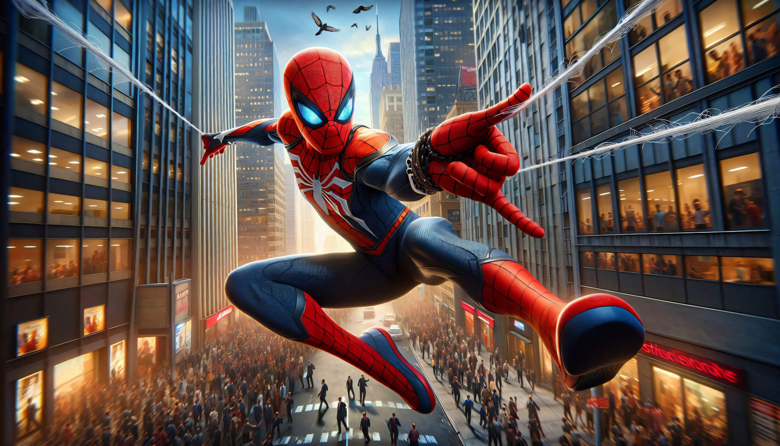 Spider-Man New York Wallpaper | Murals Wallpaper
