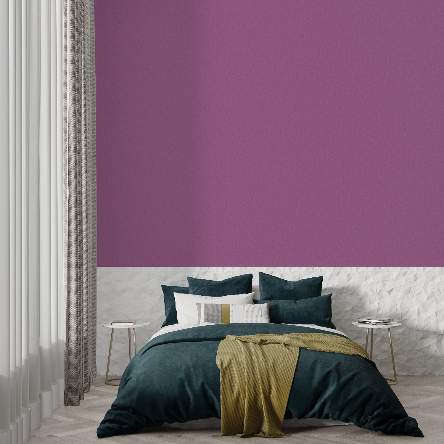 Purple Non-Woven Wallpaper | Murals Wallpaper