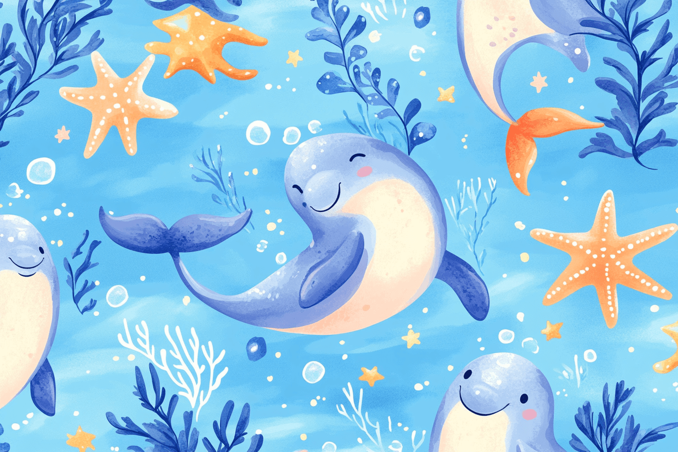 Ocean Theme Wallpaper for Boys or Girls | Murals Wallpaper