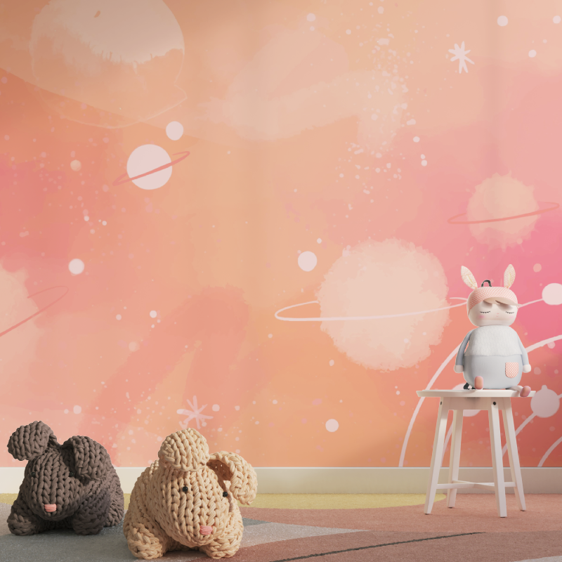 Teen Girls Space Planet Star Wallpaper | Murals Wallpaper