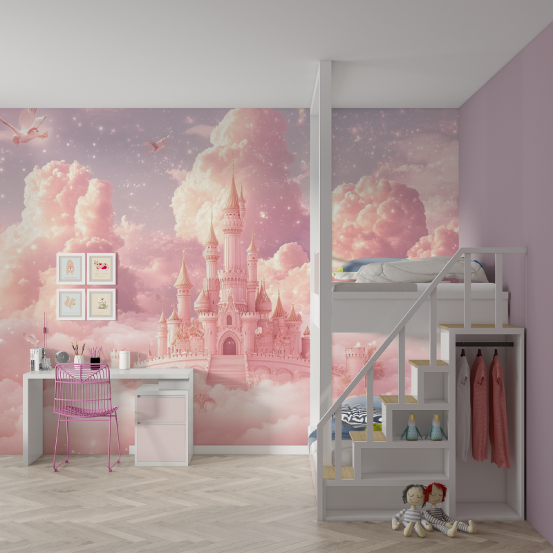 Girls' Castle Wallpaper | Murals Wallpaper