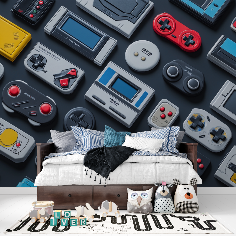 Retro Gamer Wallpaper for Boys | Murals Wallpaper