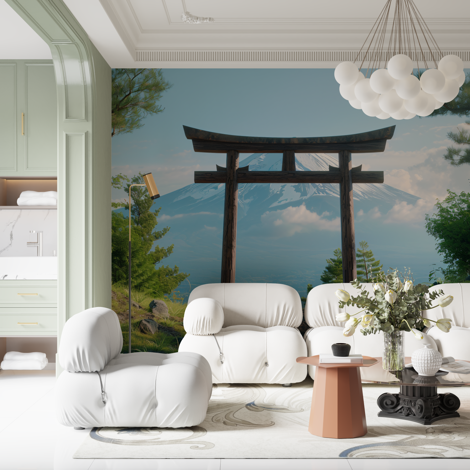 3D Zen Wallpaper | Murals Wallpaper
