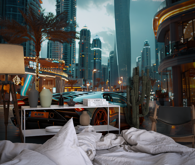 Luxury Car Wallpaper Dubai | Murals Wallpaper