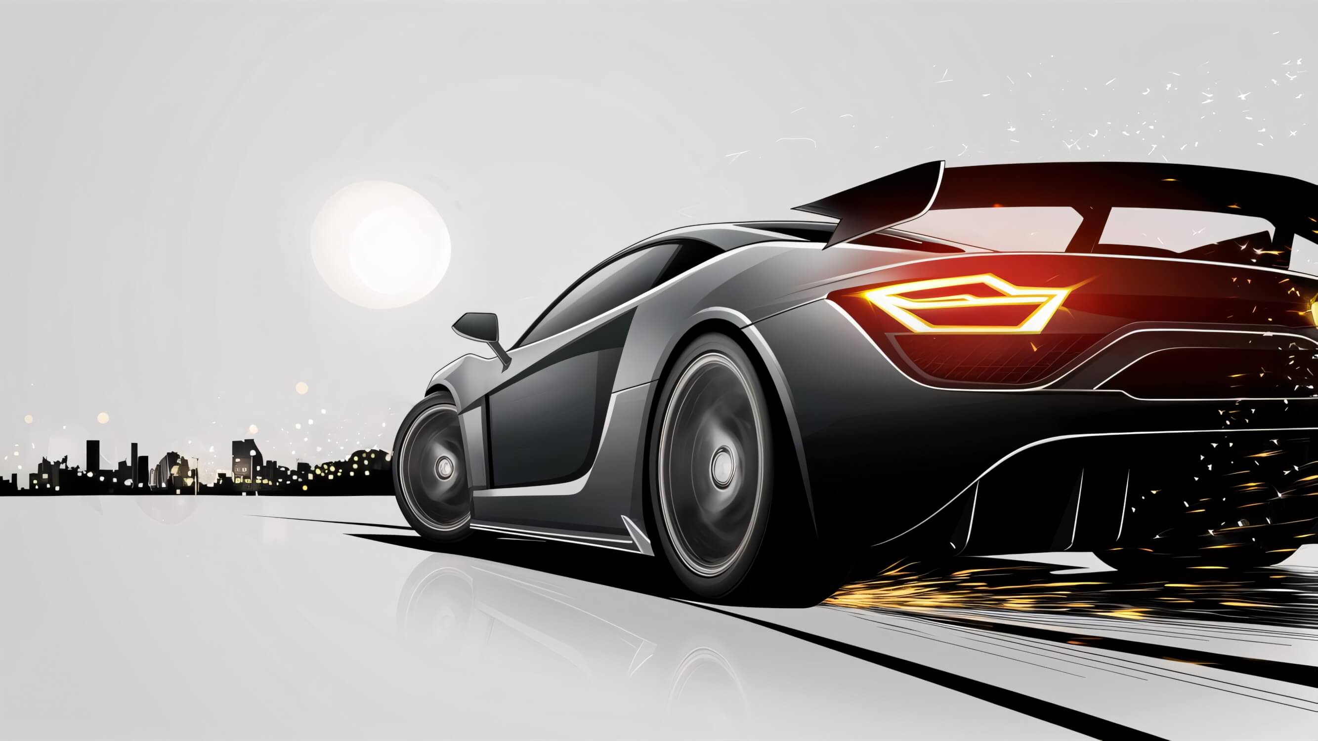 Panoramic Wallpaper Car | Murals Wallpaper