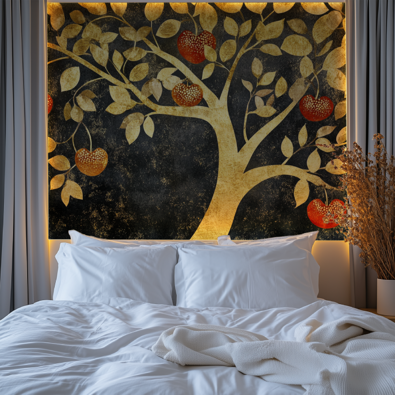 Golden Fruit Tree Wallpaper | Murals Wallpaper
