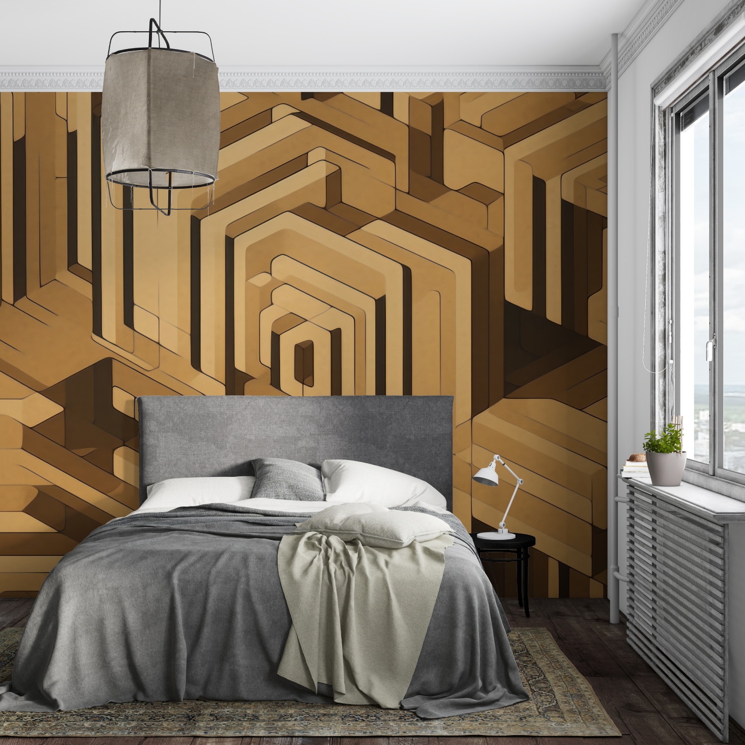 3D Holztapete | Wandbilder Tapete