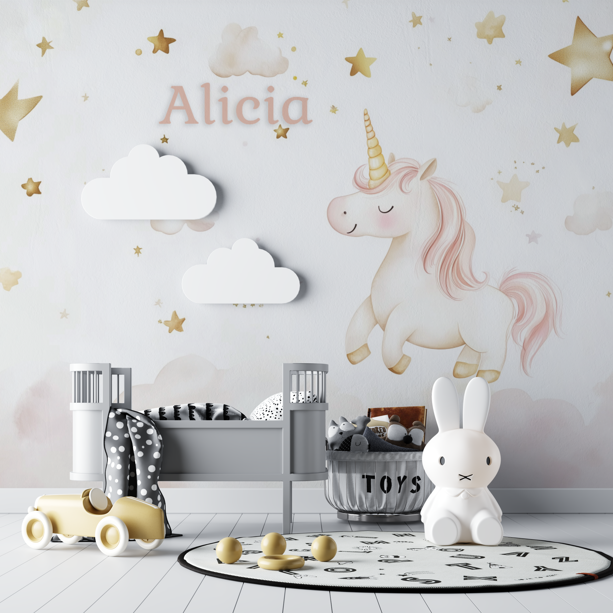 Unicorn Name Wallpaper | Murals Wallpaper