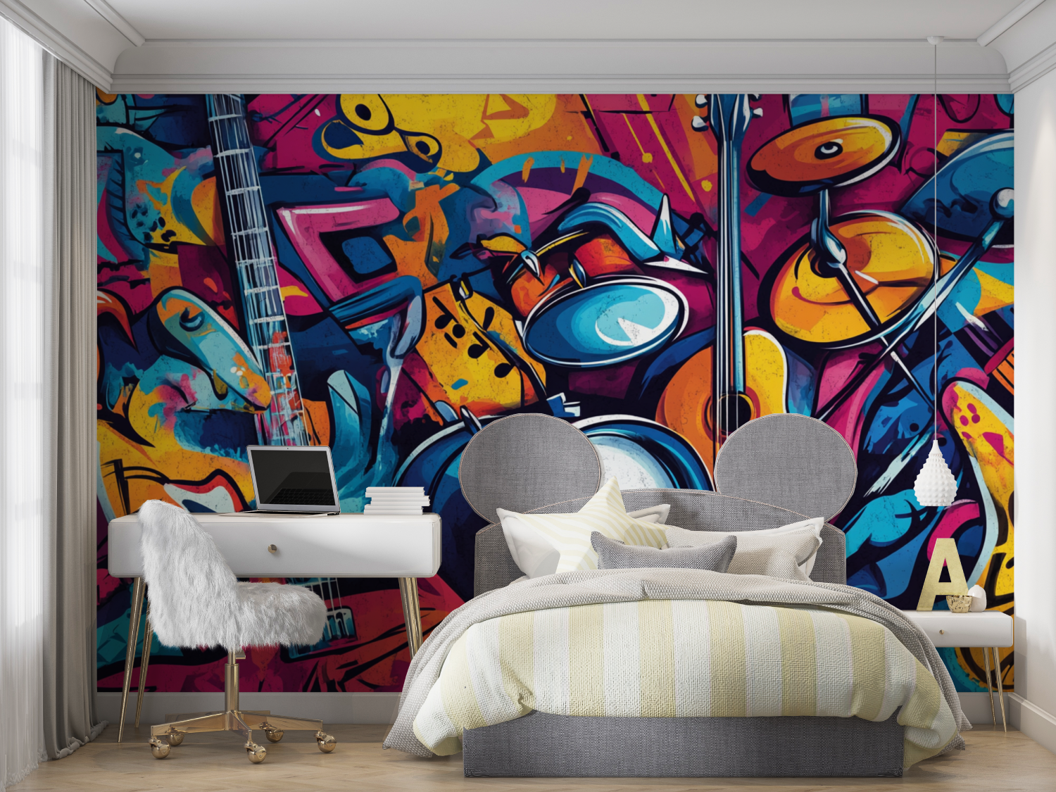 Musik-Wandbild-Tapete | Wandbild-Tapete