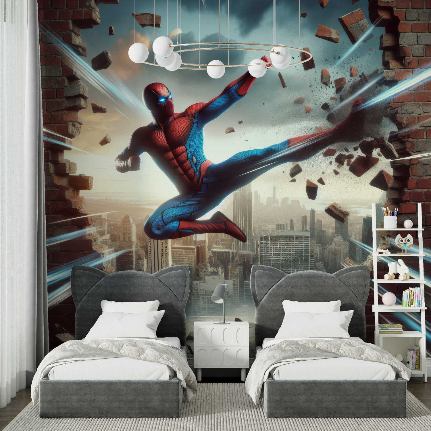 Spiderman 3D Wallpaper | Murals Wallpaper
