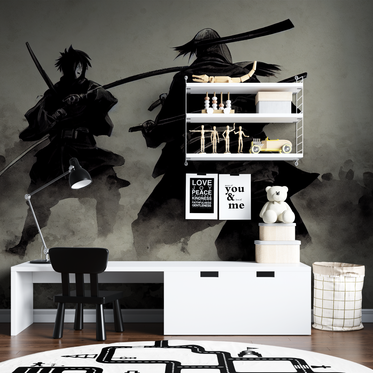 Samurai Combat Wallpaper | Murals Wallpaper