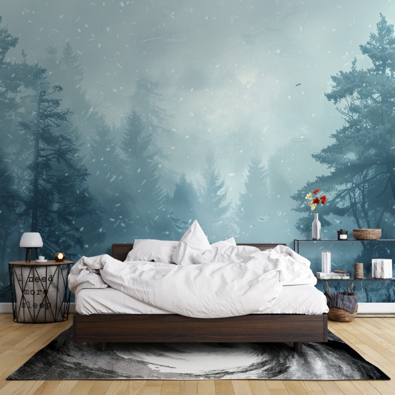 Deer & Scandinavian Wallpaper | Murals Wallpaper