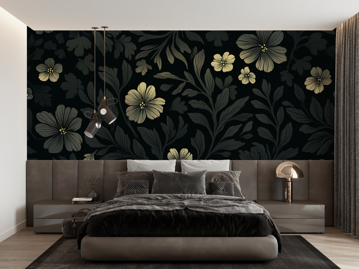 Black Background Wallpaper | Murals Wallpaper