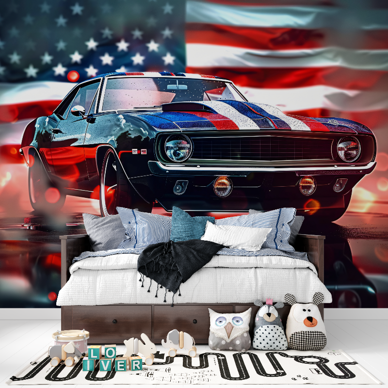 American Car Wallpaper | Murals Wallpaper
