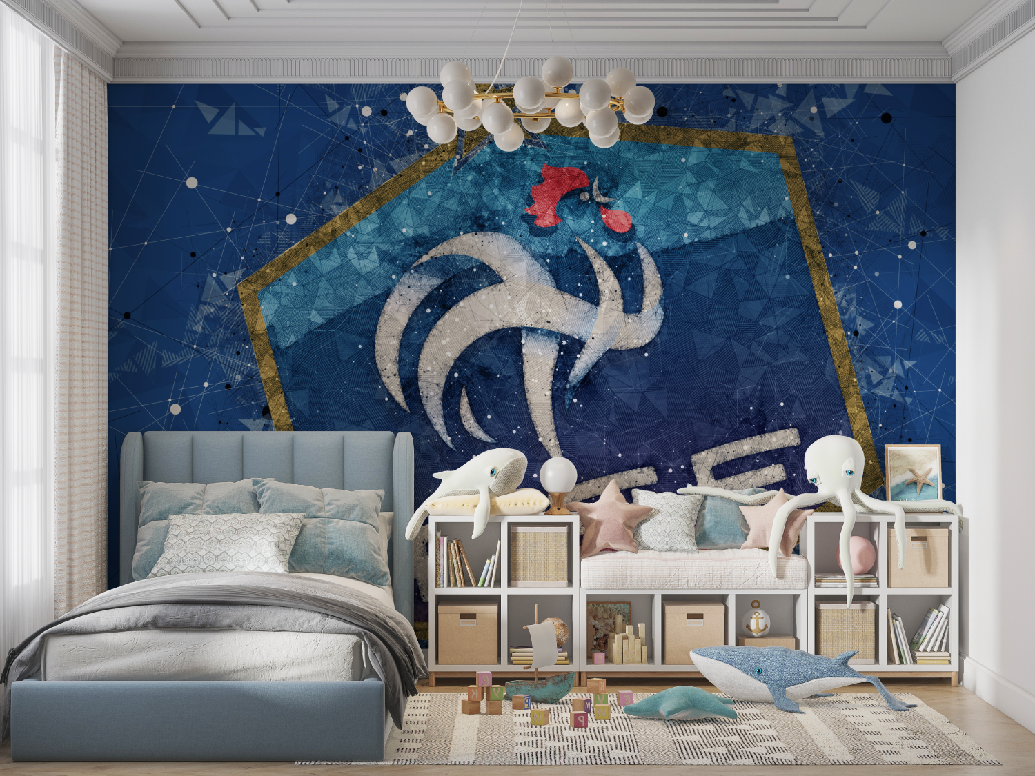 Wall Mural Bedroom Soccer France Team | Murals Wallpaper