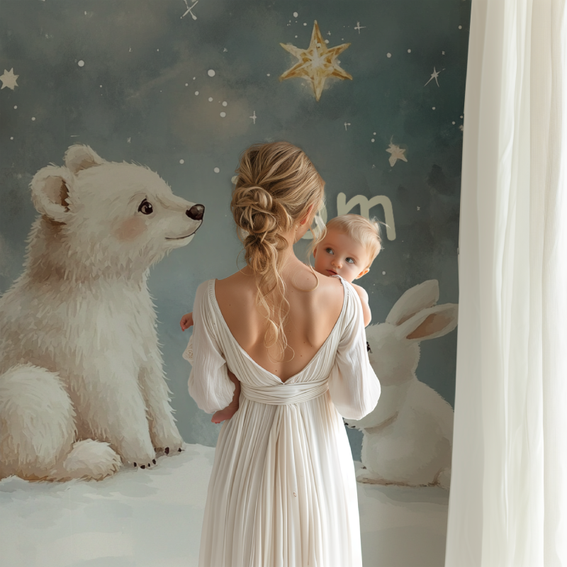 Bear Name Wallpaper | Murals Wallpaper