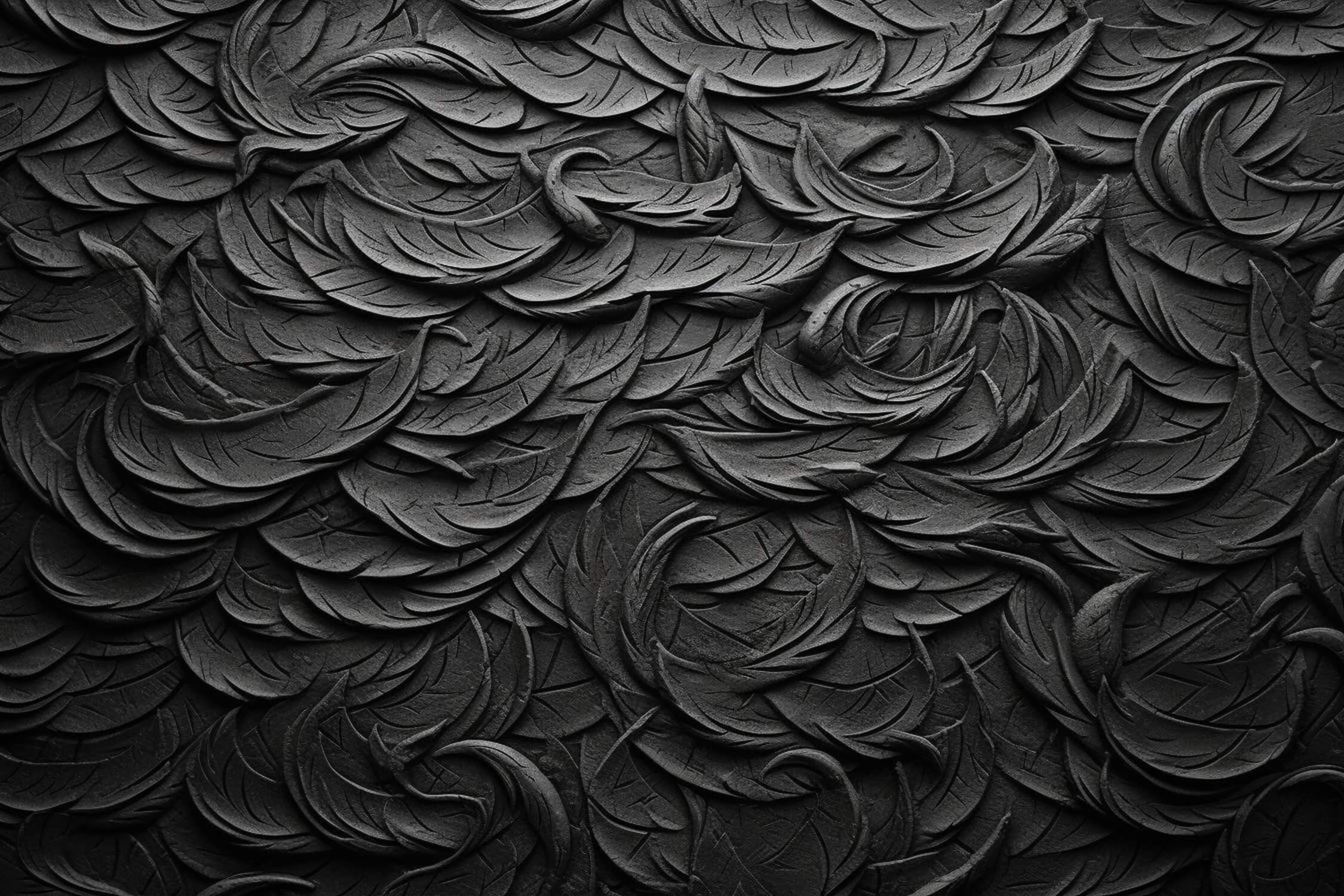 Black Textured Wallpaper | Murals Wallpaper