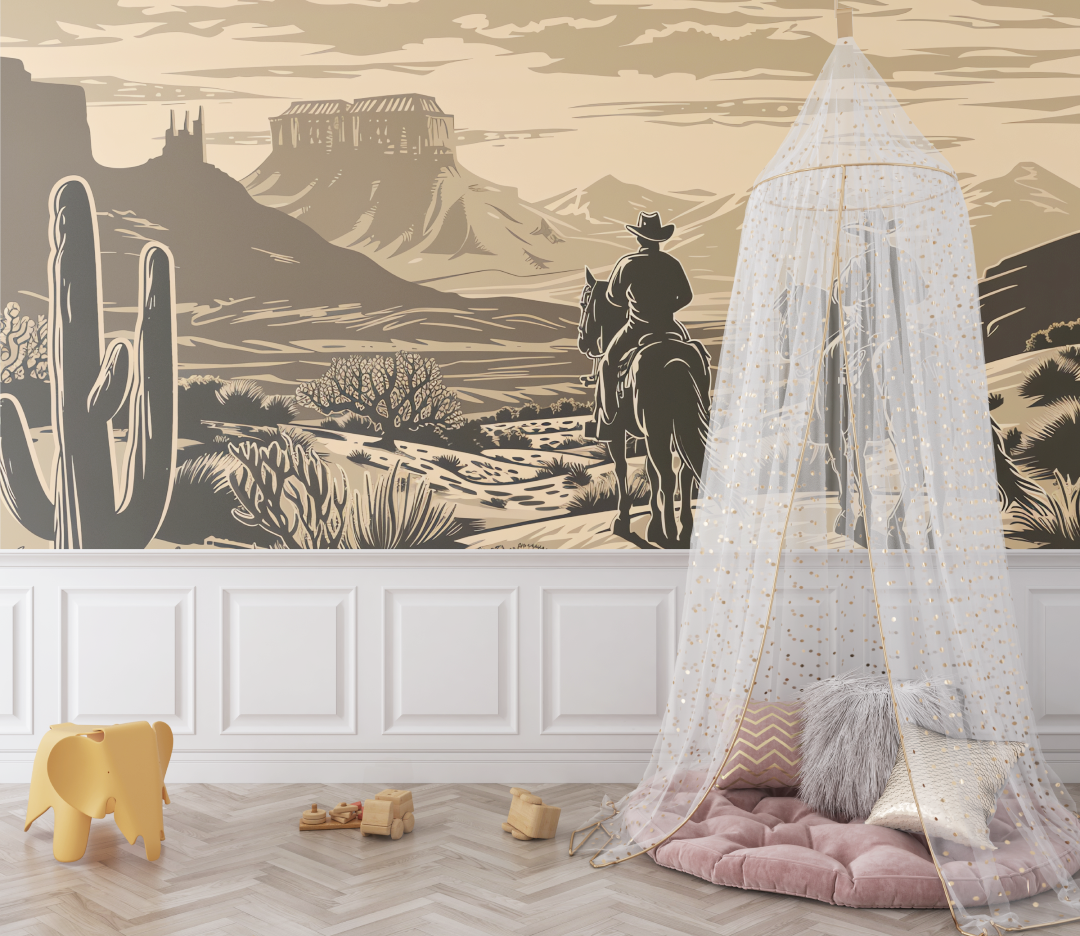 Boy's Cowboy Design Wallpaper | Murals Wallpaper