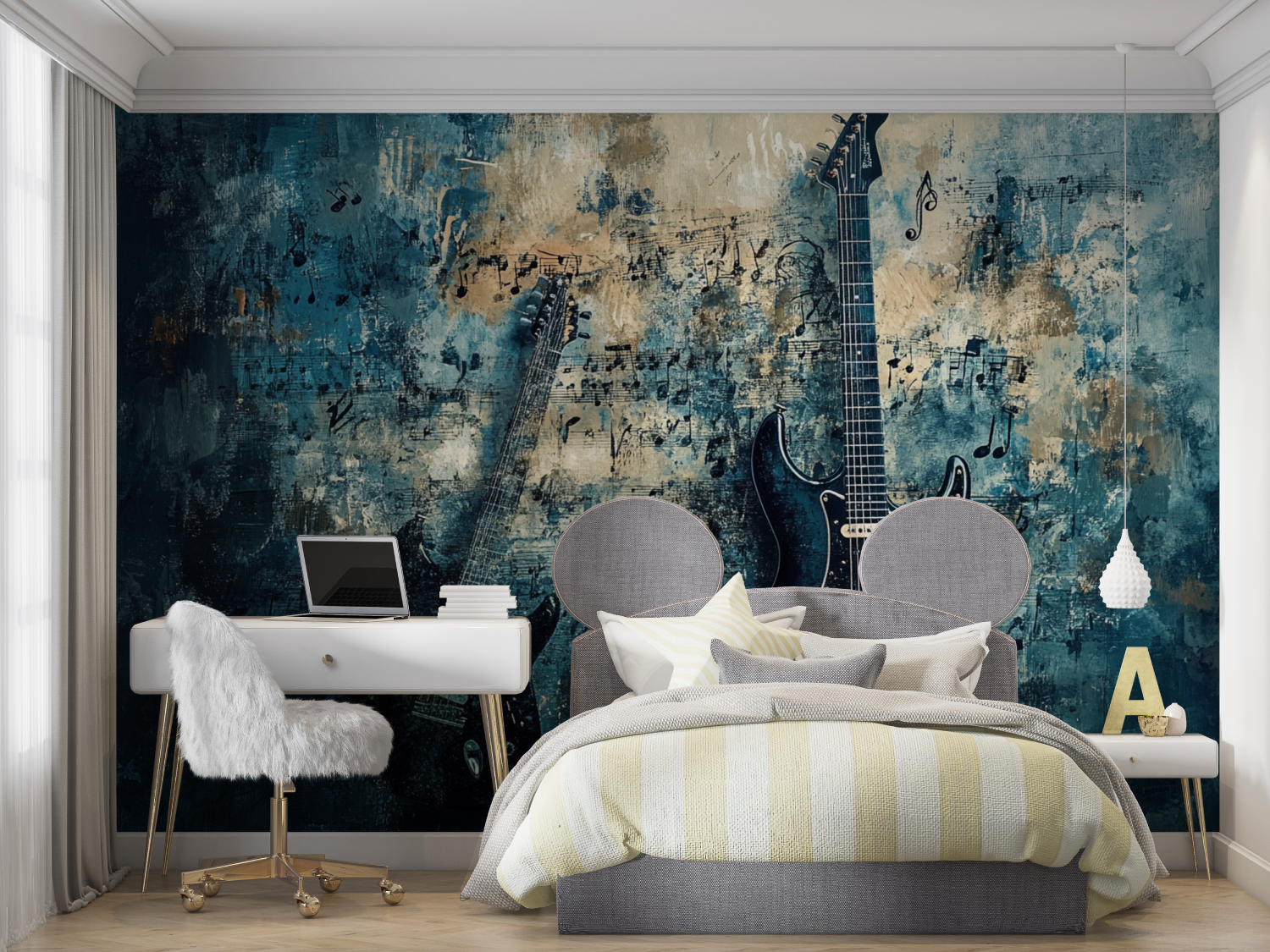 Gitarren- und Co.-Tapete | Wandbilder