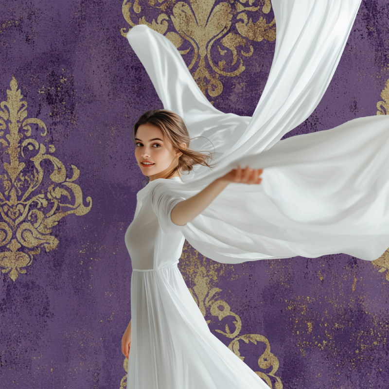 Vintage Purple Wallpaper | Murals Wallpaper