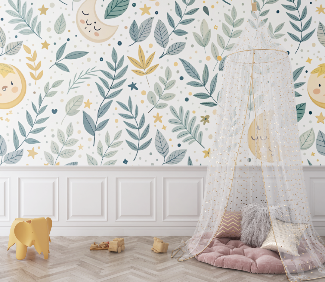 Papiermalerei Baby Impressions Botaniques – Baby Tipi