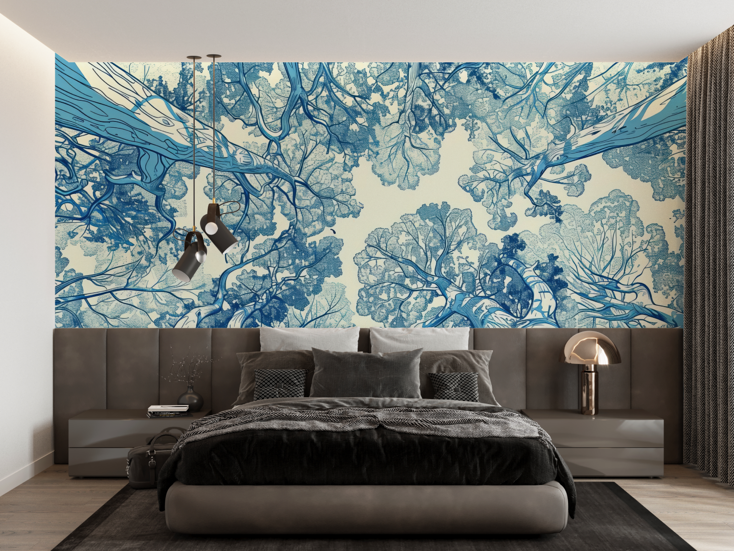 Reinterpreted Toile de Jouy Wallpaper | Murals Wallpaper