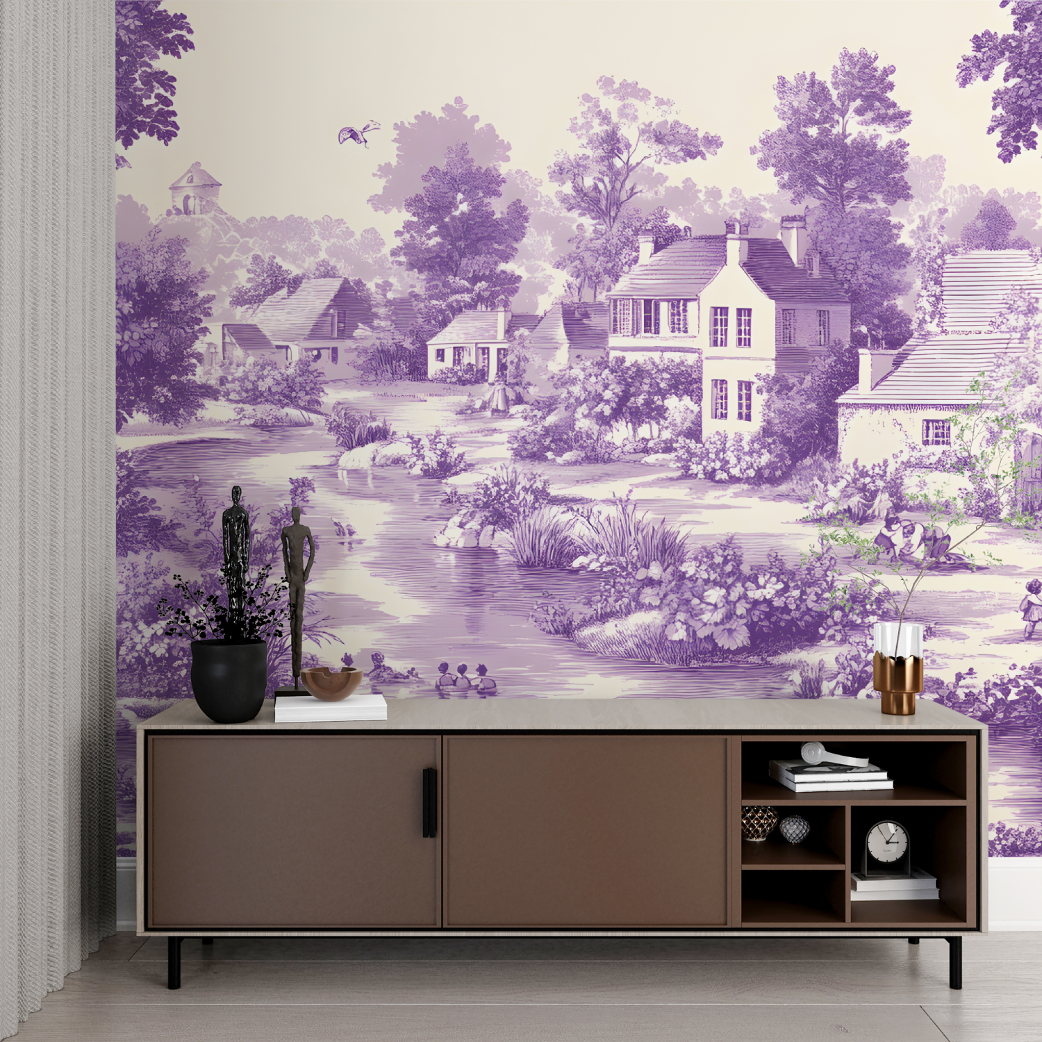 Purple Bedroom Wallpaper | Murals Wallpaper