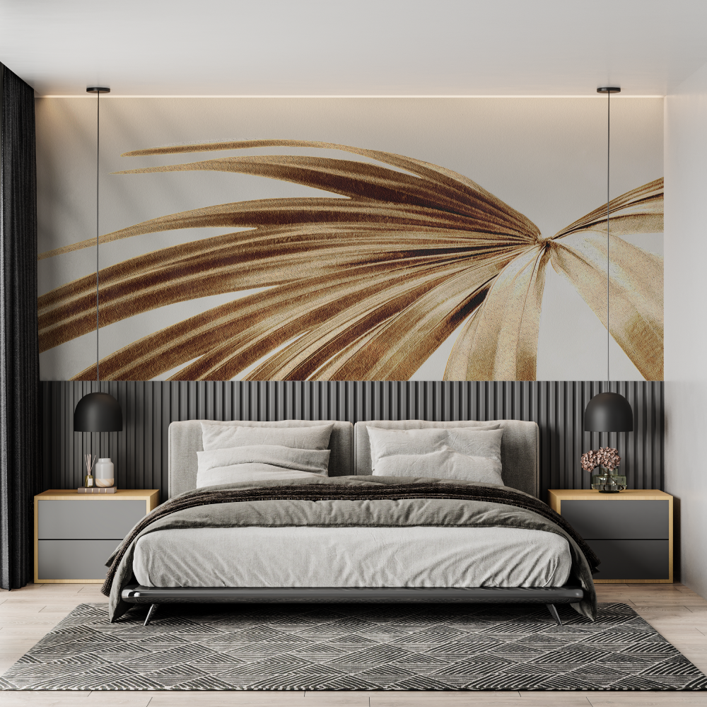 Beige and Gold Wallpaper | Murals Wallpaper