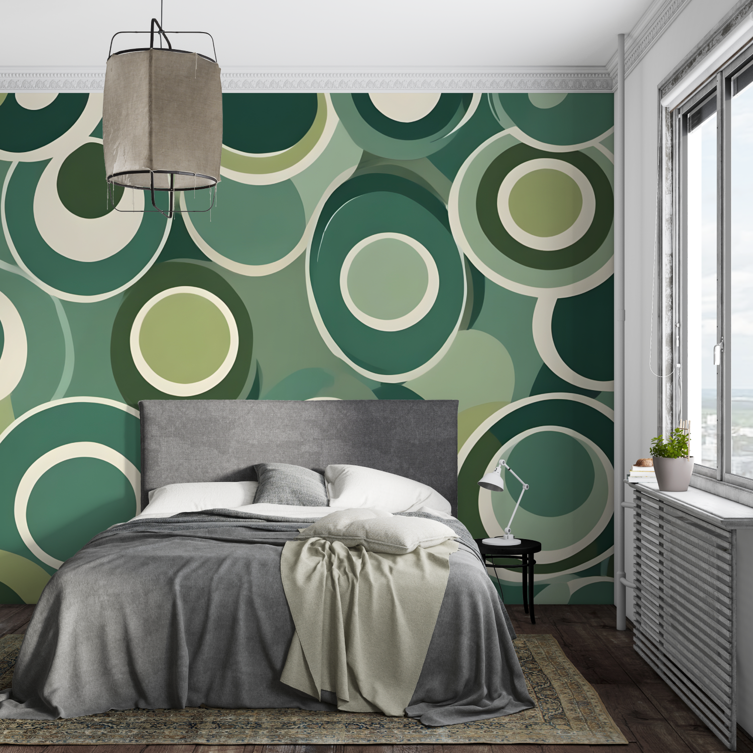 70s Green Wallpaper | Murals Wallpaper