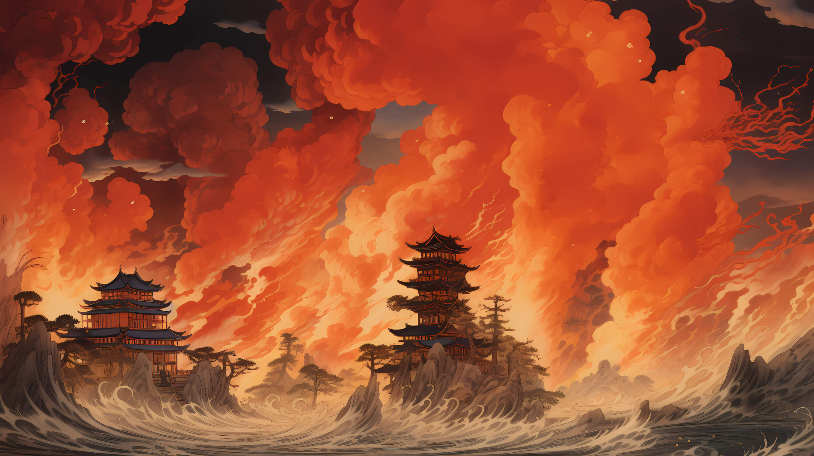 Total Chaos Anime Wallpaper | Murals Wallpaper