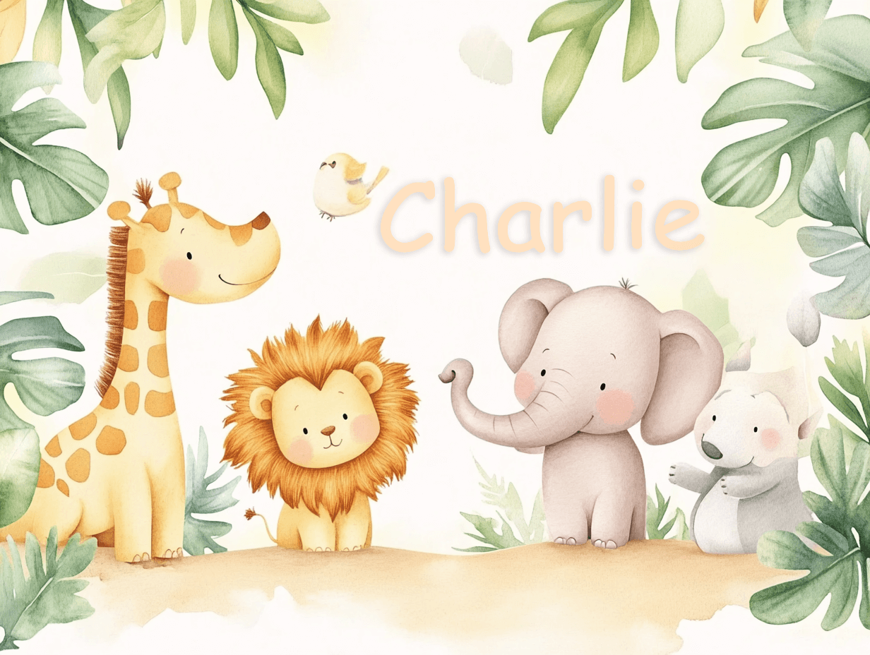 Family Name Animal Wallpaper | Murals Wallpaper