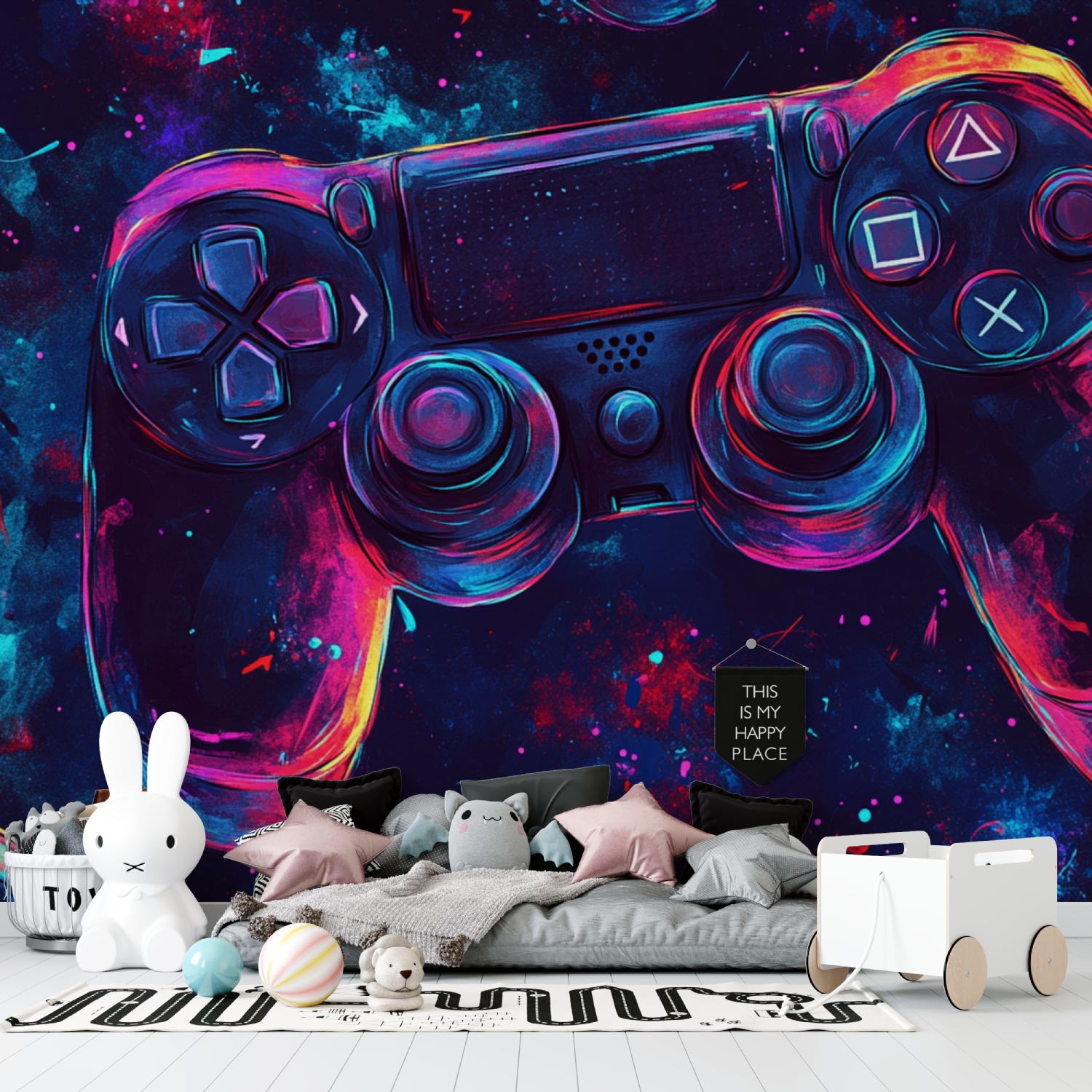 Melting Game Controller Wallpaper | Murals Wallpaper