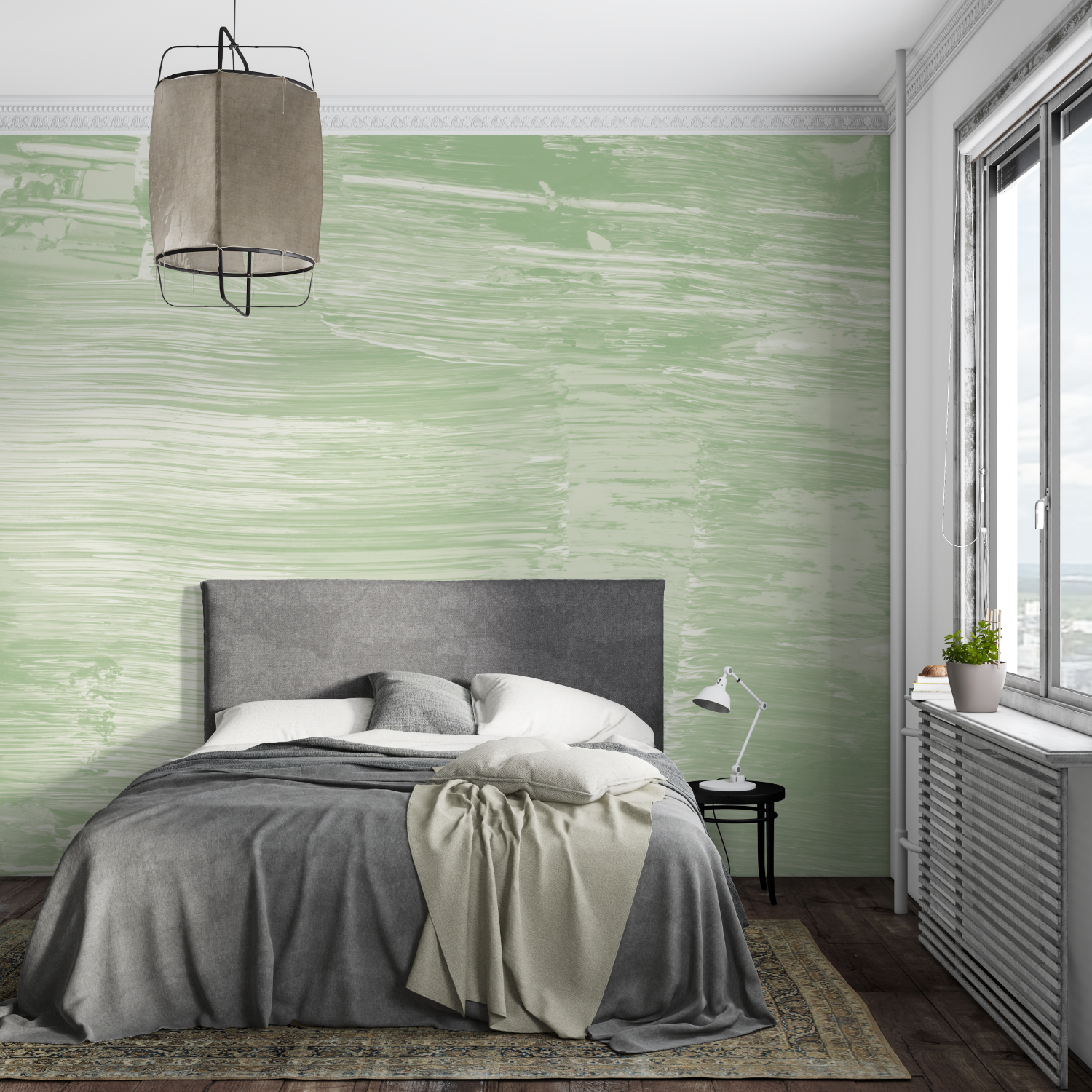 Green Paint Wallpaper | Murals Wallpaper