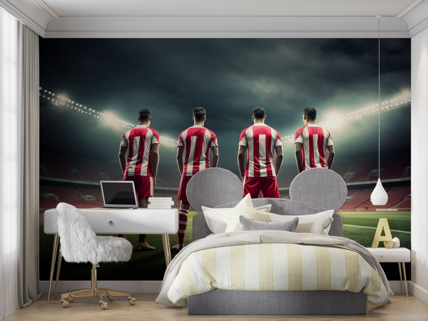 Football Player Bedroom Wallpaper | Murals Wallpaper