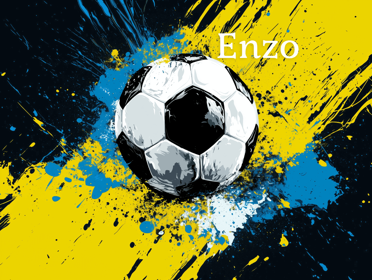 Personalized Soccer Ball Wallpaper | Murals Wallpaper