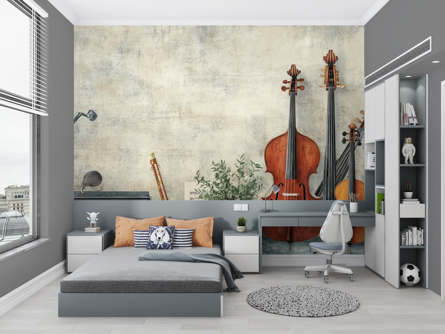 Musician Instrument Wallpaper | Murals Wallpaper