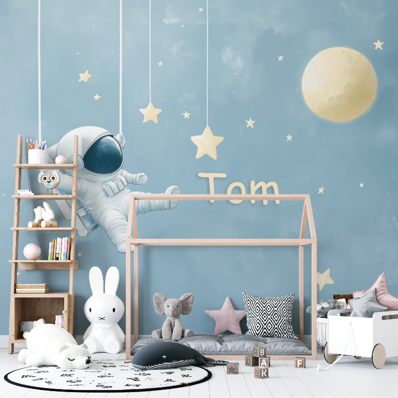 Astronaut Name Wallpaper | Murals Wallpaper