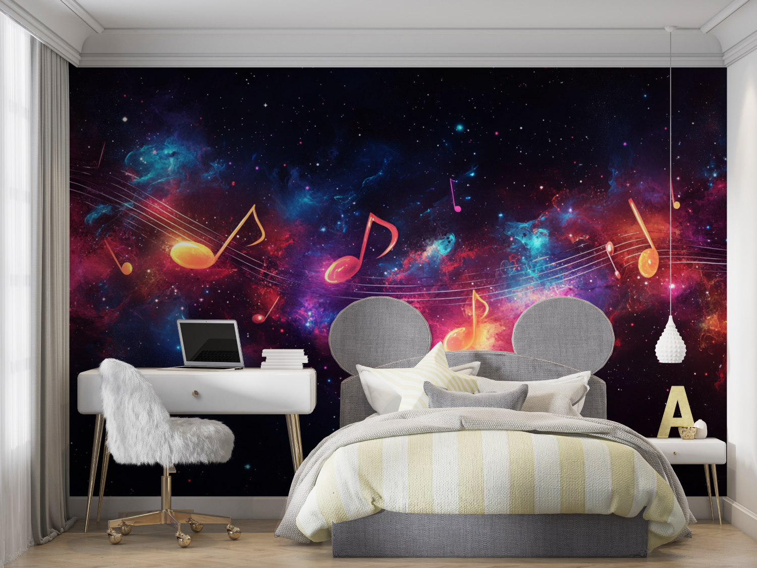 Music Note Teen Room Wallpaper | Murals Wallpaper