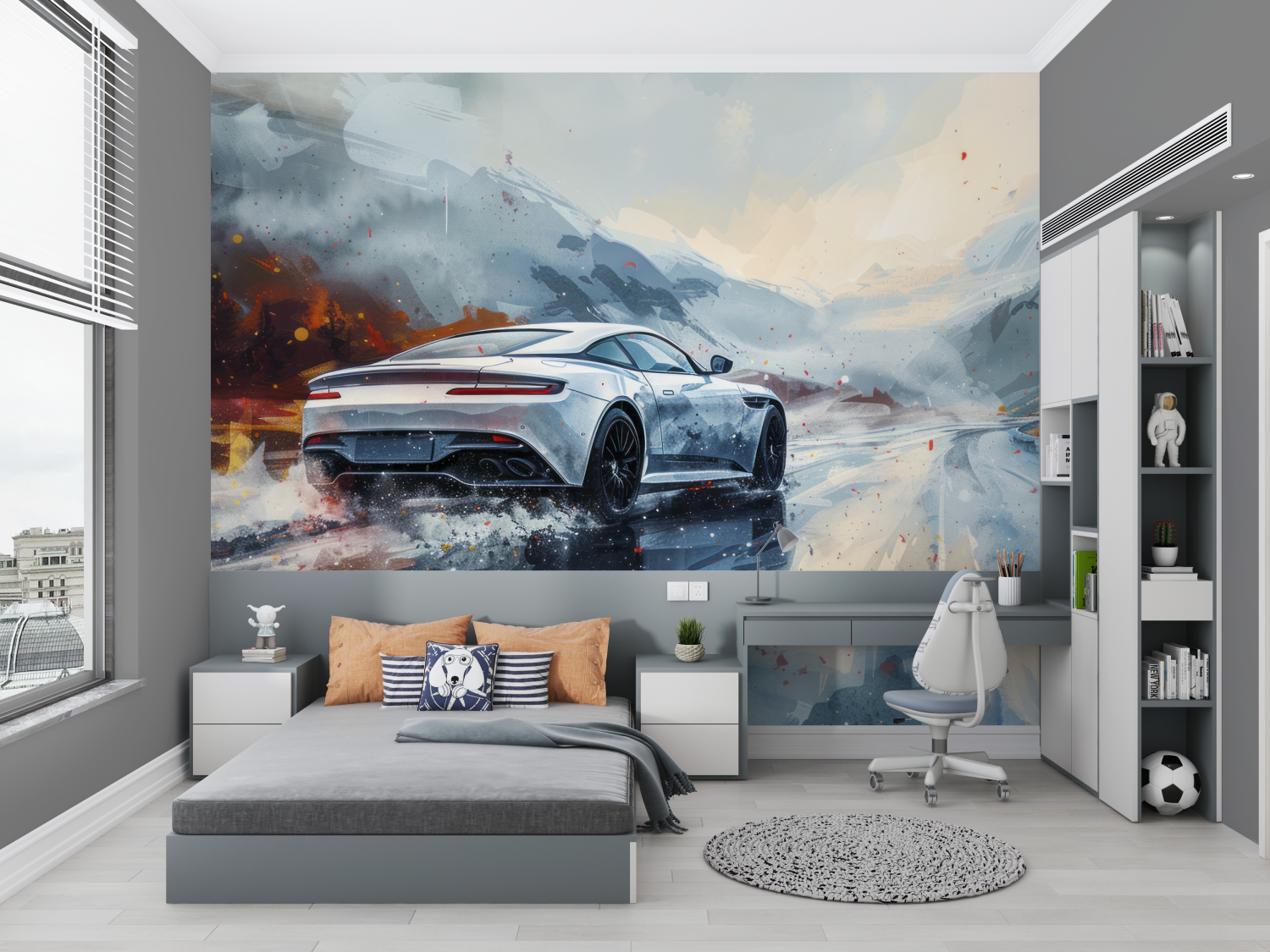 3D Wallpaper Erwachsene Auto-Tuning | Wandbilder Wallpaper