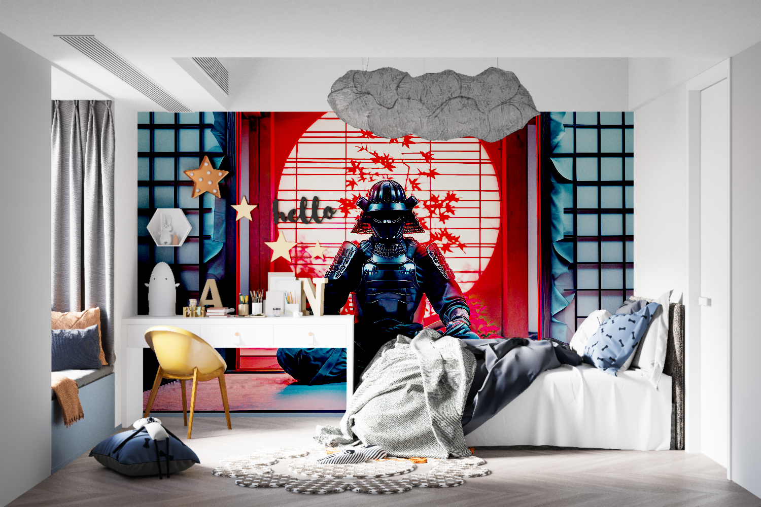 Japanese Samurai Zen Wallpaper | Murals Wallpaper